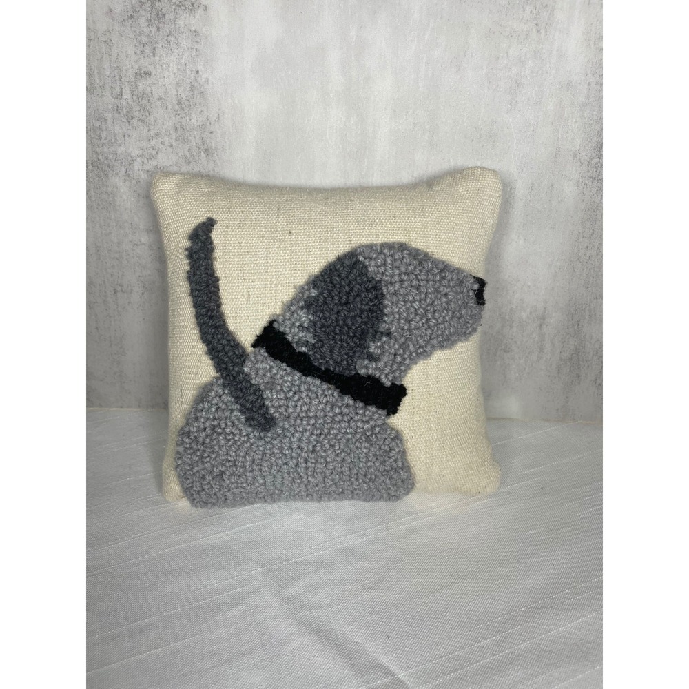 Vintage Dog Pillow Accent Throw Cushion Dog Lover Gift Terrier